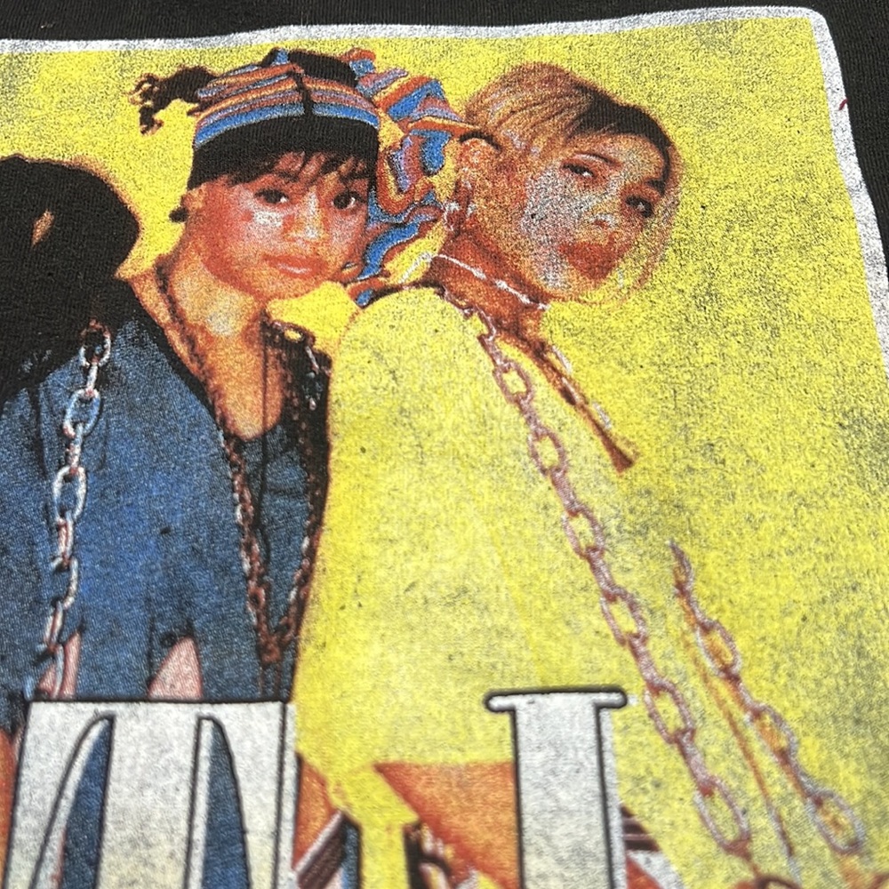 TLC Black Gildan Heavy Blend Crew Neck Sweatshirt Sz M GUC - Picture 7 of 11